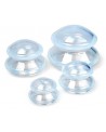 VENTOSAS de silicona con forma de pagoda. 4 unidades