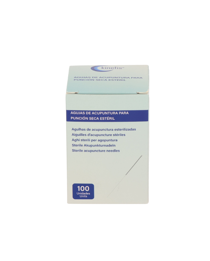 AGUJAS DE ACUPUNTURA PARA PUNCION SECA ESTERILES.025X0.25
